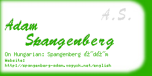 adam spangenberg business card